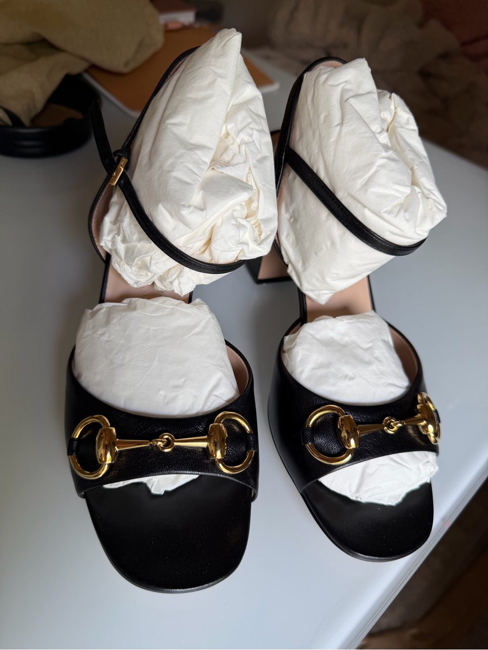 Gucci Horsebit Leather Sandal